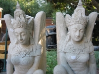 Hand Carved Stone Statues